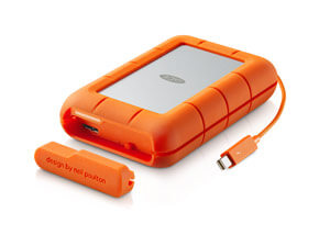 LaCie Rugged RAID Left Angle View