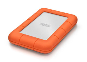 LaCie Rugged Thunderbolt USB 3.0 Left Angle View