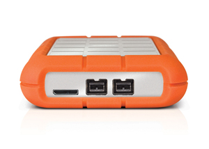 LaCie Rugged Triple USB 3.0 Back View